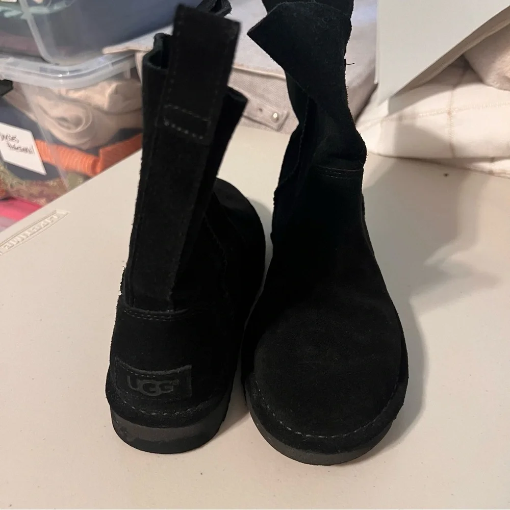 UGG Classic Black Suede Footwear